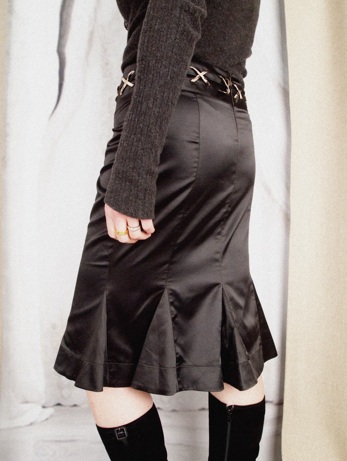 Weave Line Mermaid Skirt 상품이미지3