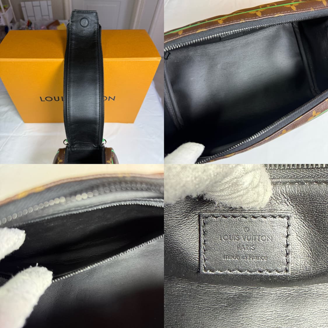 [단종 모델] 루이비통 모노그램 토일렛 파우치 클러치 돕키트 민티 그린 상품이미지4