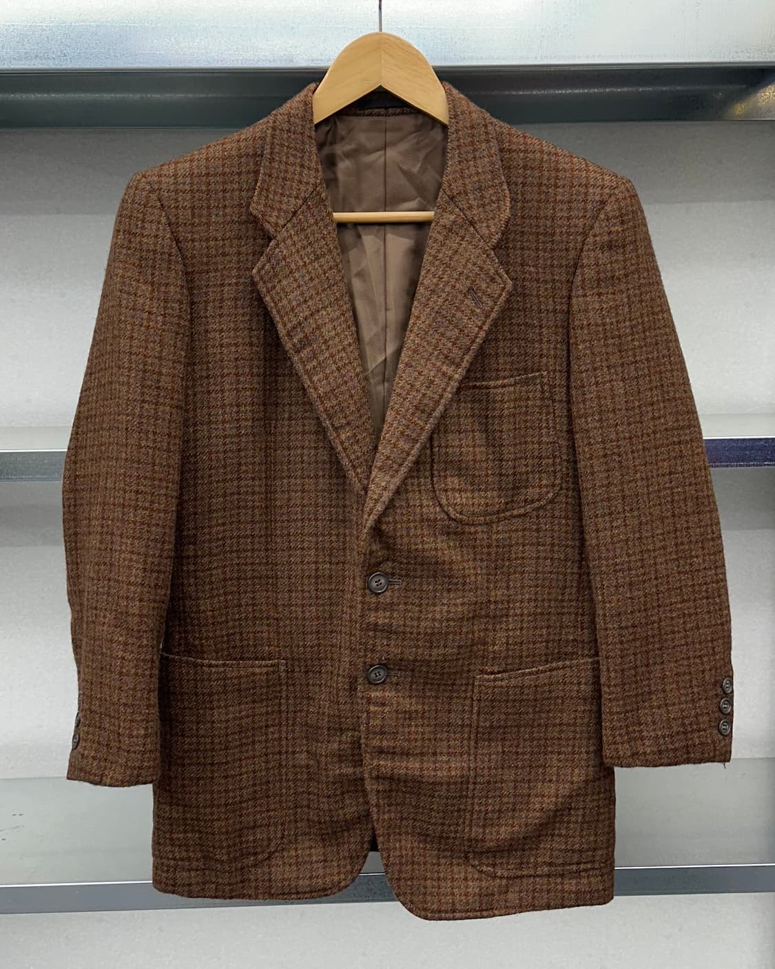 (WOMEN)빈티지 울 블레이져-M1590 상품이미지2