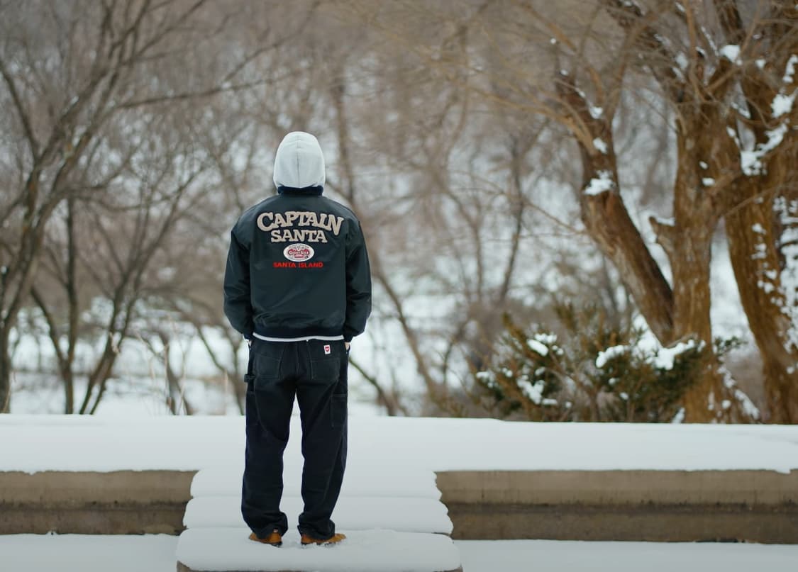 (새상품) 칼하트 WIP 내쉬 루즈 핏 더블 니 팬츠 블랙 스톤 워시드 상품이미지3