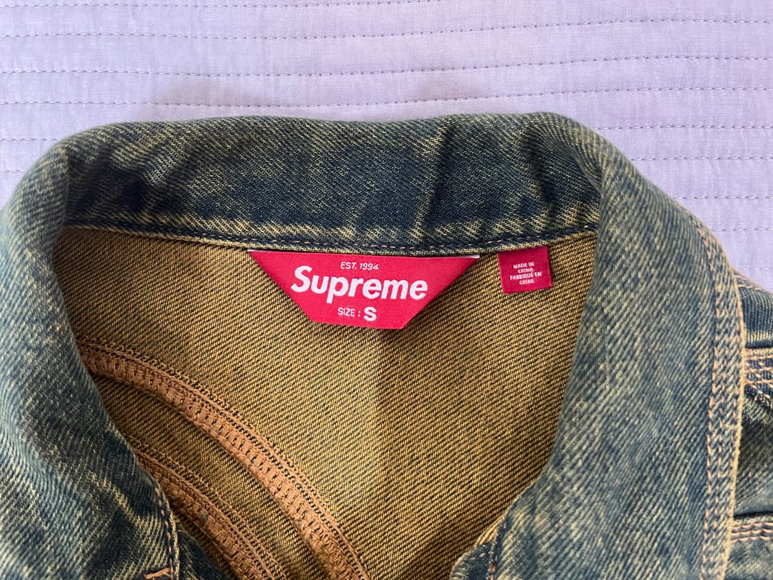Supreme s logo denim setup dirty green 상품이미지3