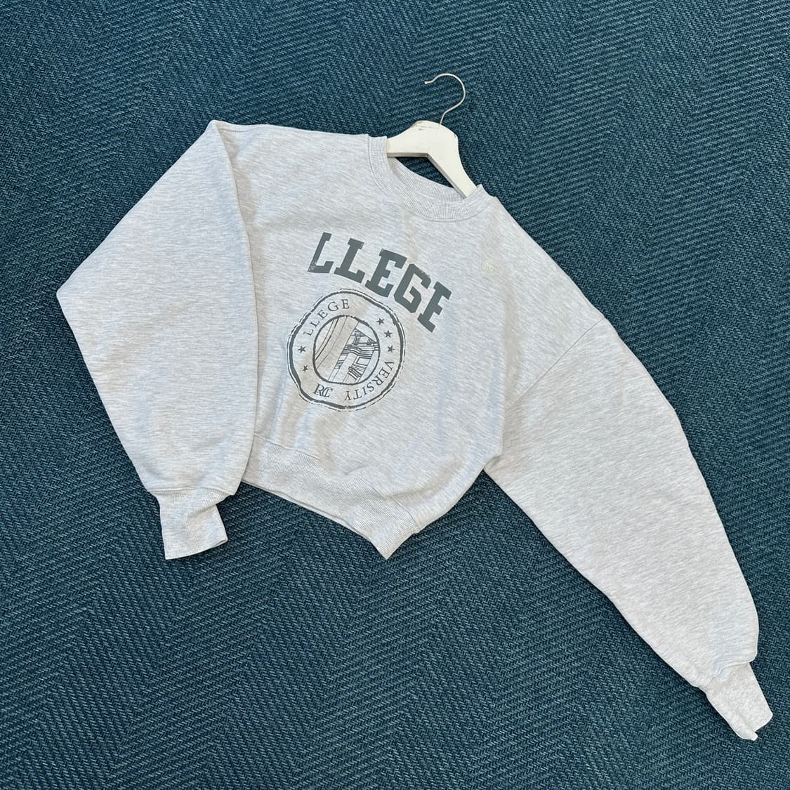 [여성F] 렉토 크롭 맨투맨 상품이미지1