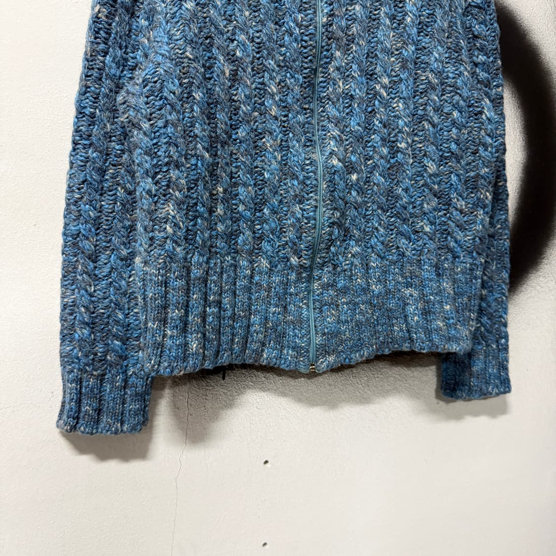 VTG 빈티지 하이넥 크롭 집업 니트 자켓 상품이미지4