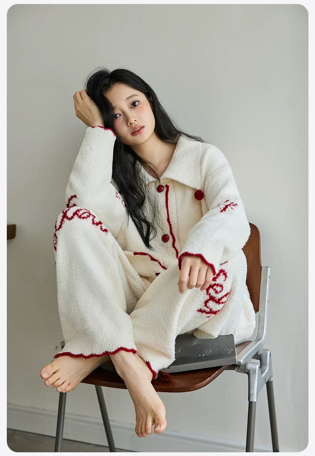 누아젤 마시멜로 무드 수면 파자마 세트 상품이미지1