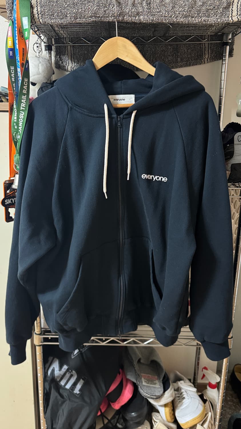 Everyone 에브리원 후드집업 네이비 L 상품이미지1