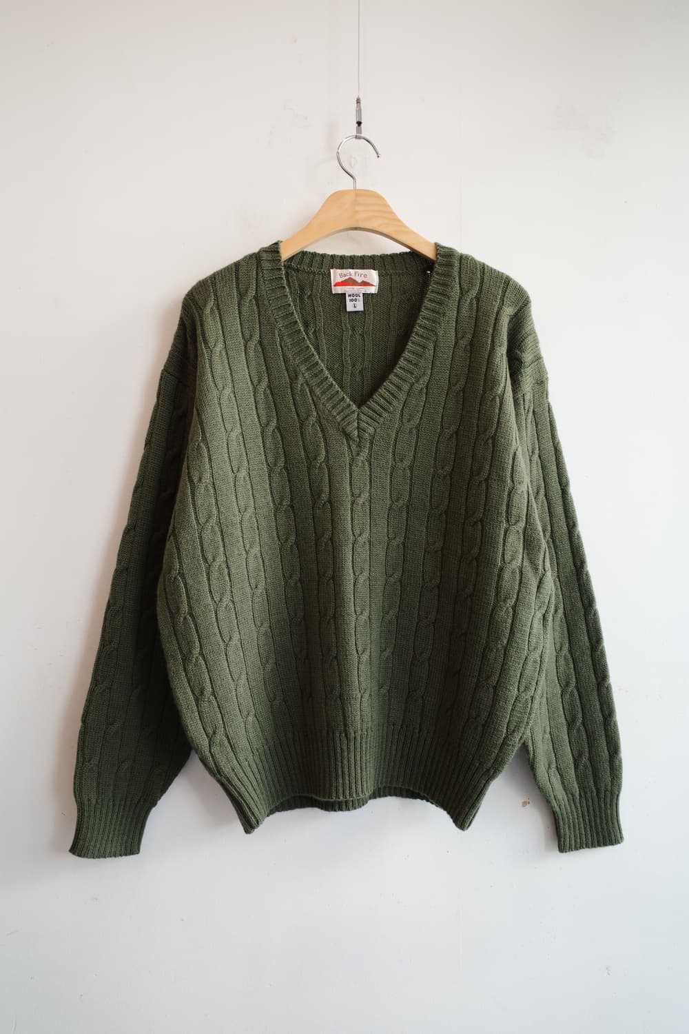 Japan brand 울 케이블 니트  상품이미지1