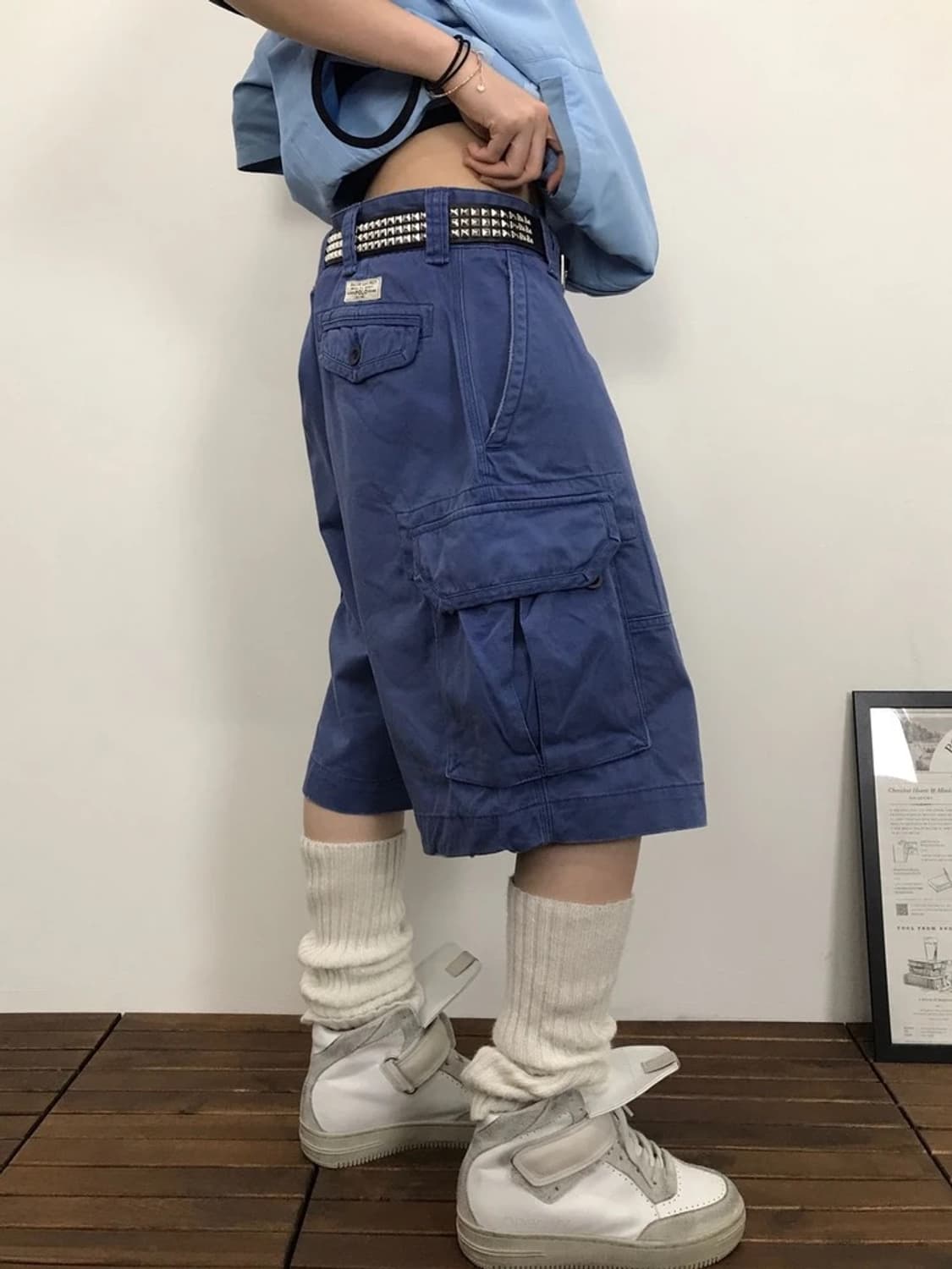 Polo Ralph Lauren Blue Cargo Shorts 상품이미지2