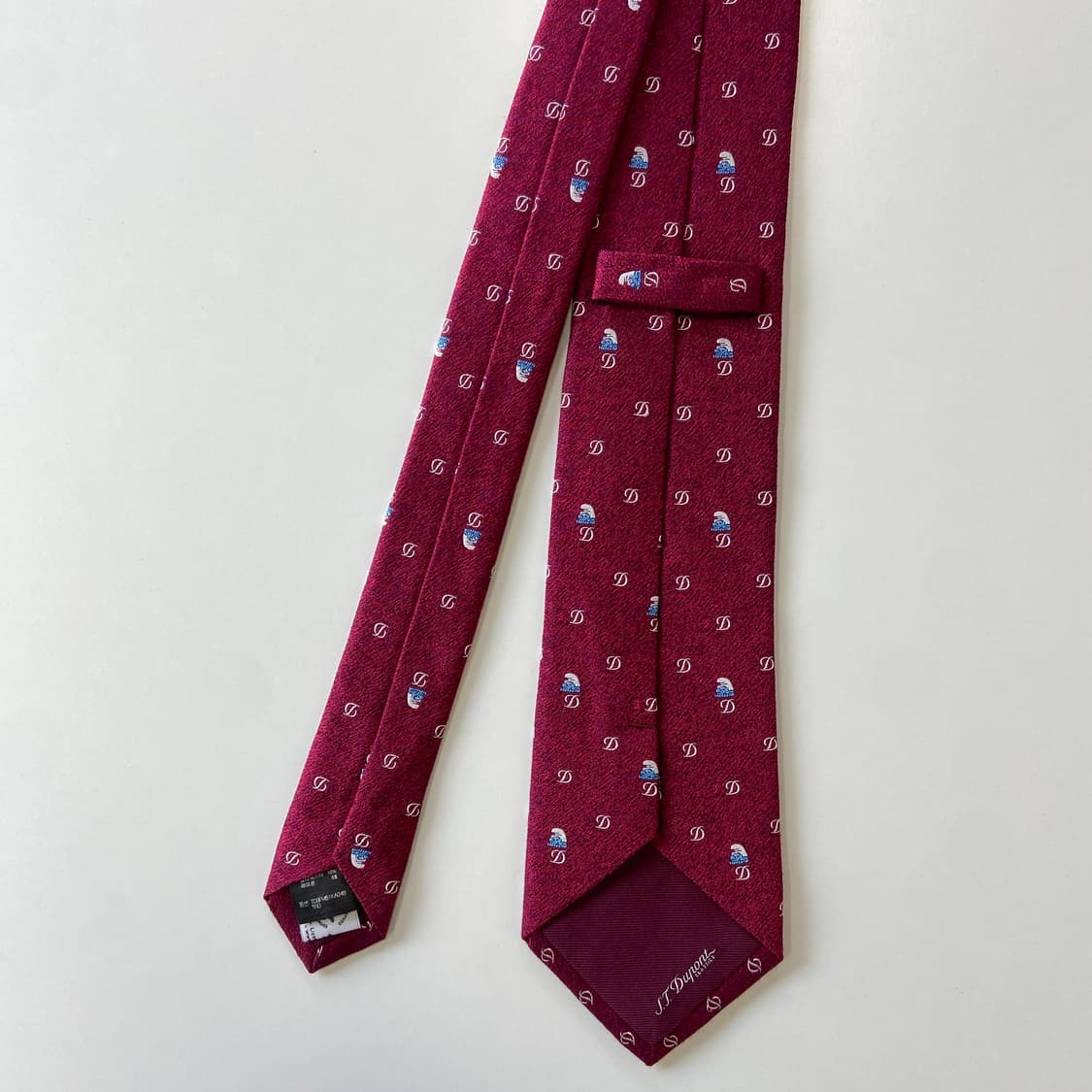 듀퐁 (Dupont) 명품 정품 스머프 넥타이 상품이미지3