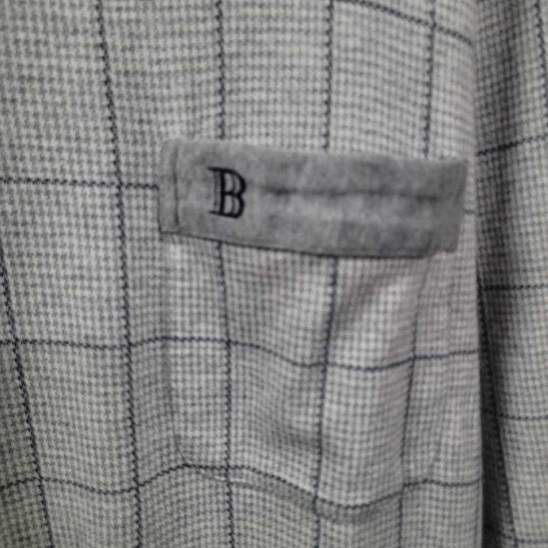 BALMAIN 발망 빈티지 헨리넥 자수로고 셔츠  상품이미지3