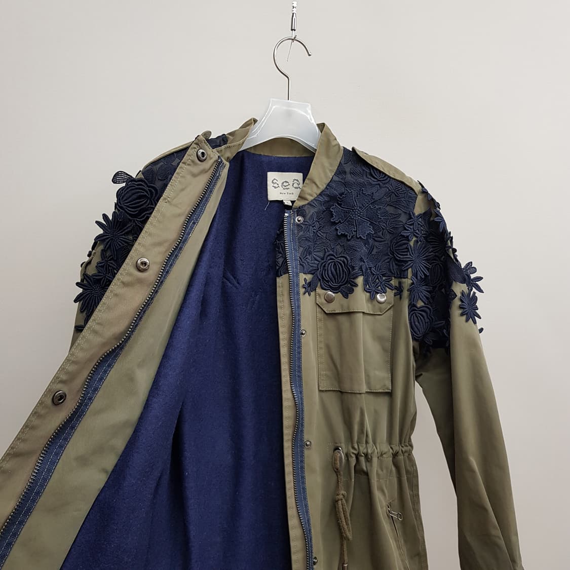 SEA NEW YORK 플라워 아플리케 밀리터리 자켓 S사이즈 상품이미지6