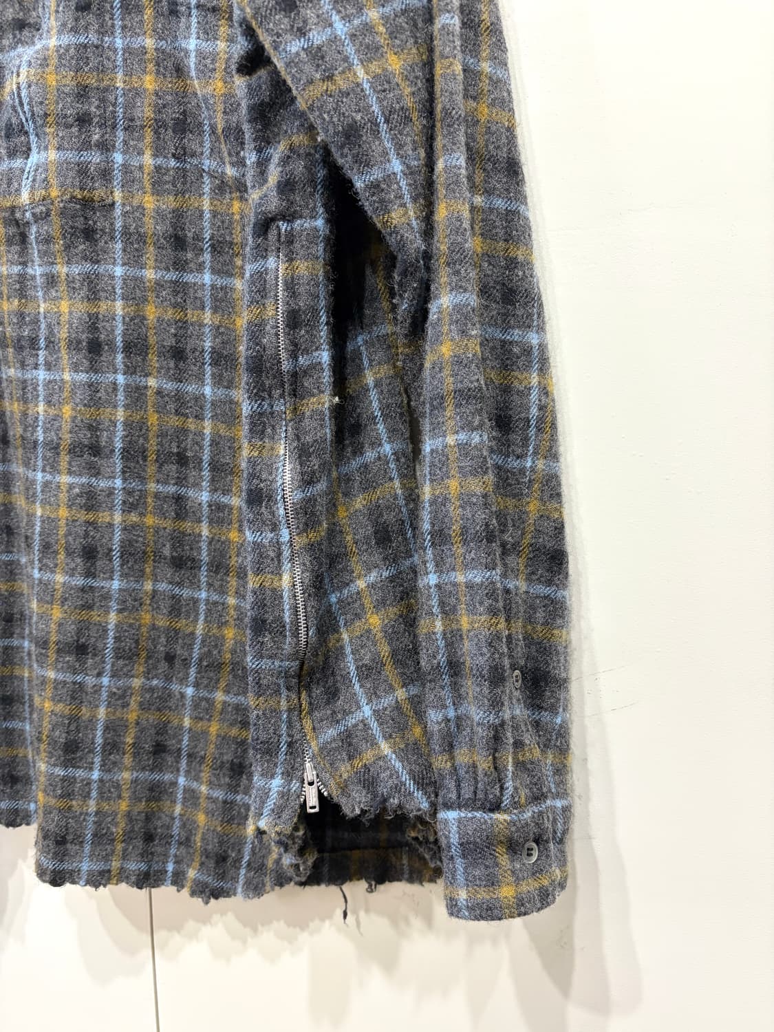 20AW 언더커버 축융 울 플란넬 셔츠 상품이미지4