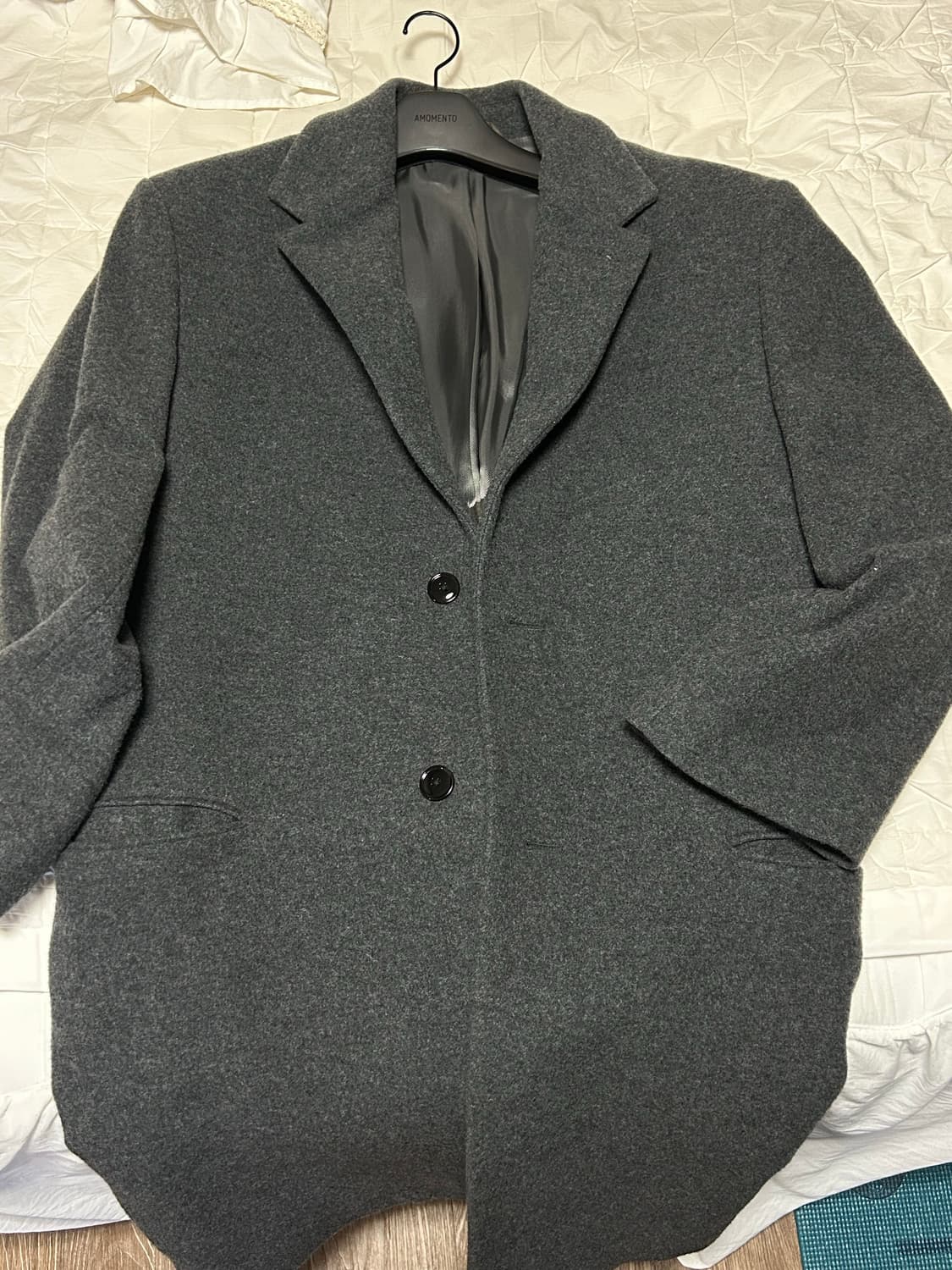 22fw르메르 체스터필드 싱글코트 그레이 상품이미지3