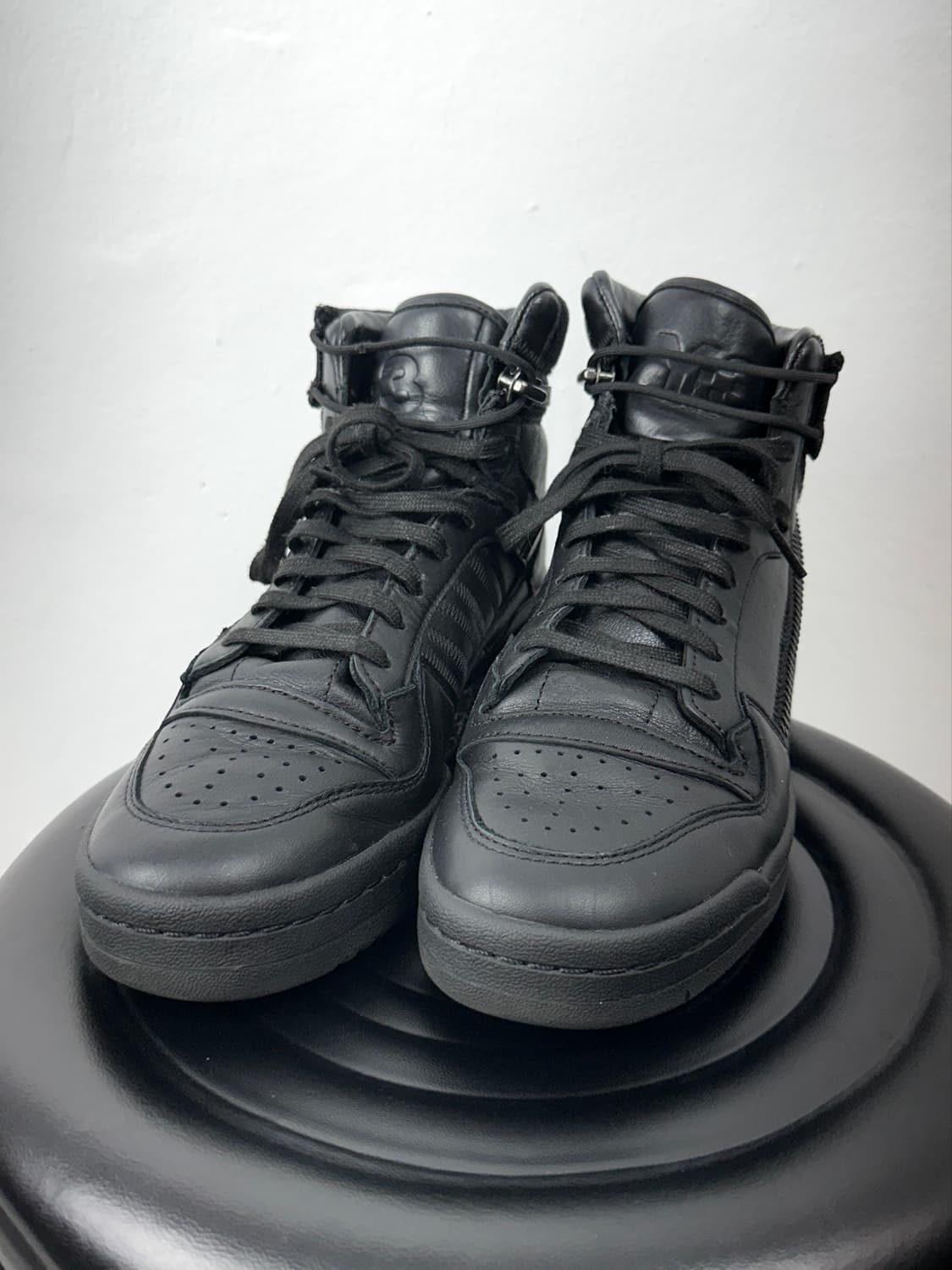 Y-3 Adidas Forum High Triple Black High  상품이미지5