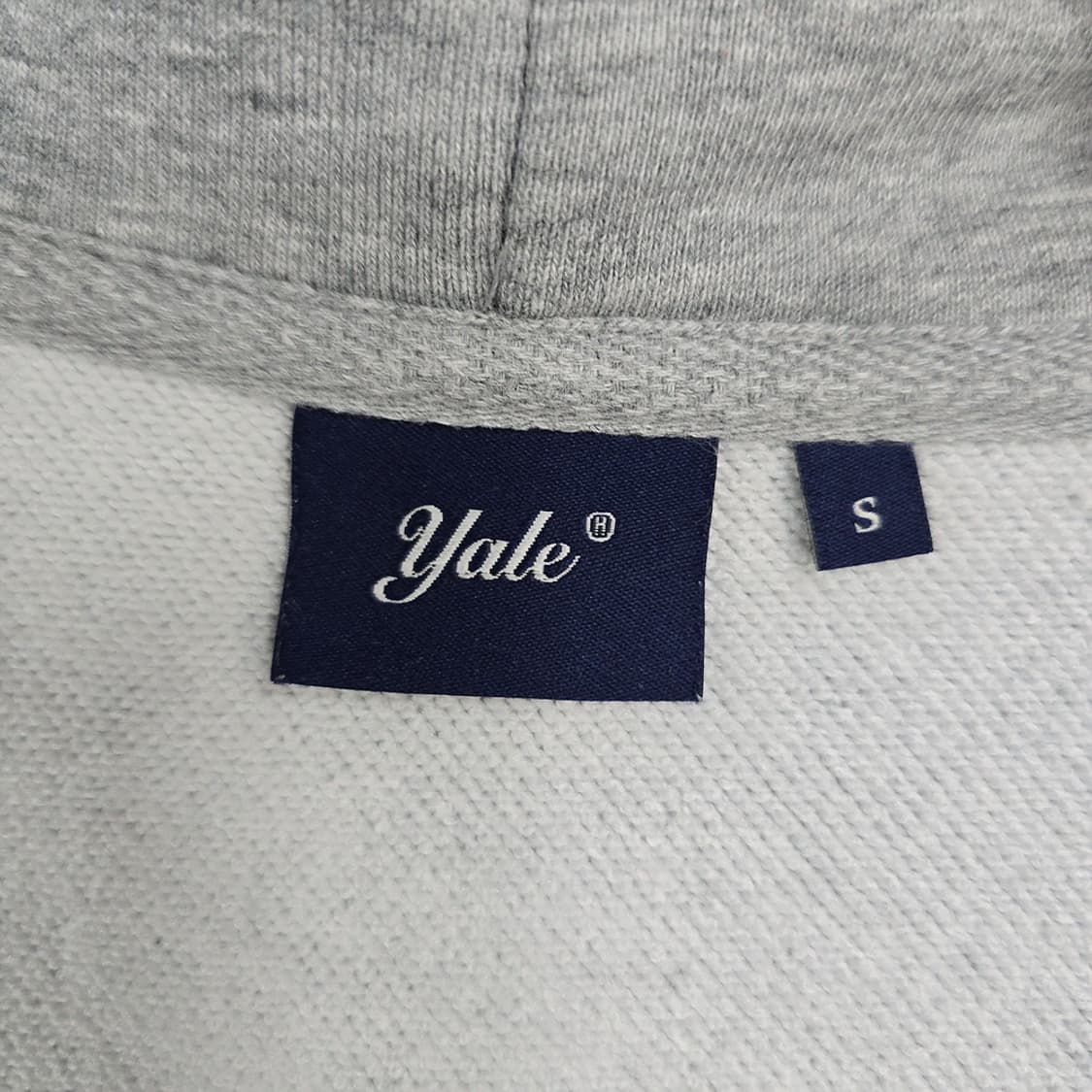 예일 YALE 베어 자수 후드집업 그레이 S 상품이미지6