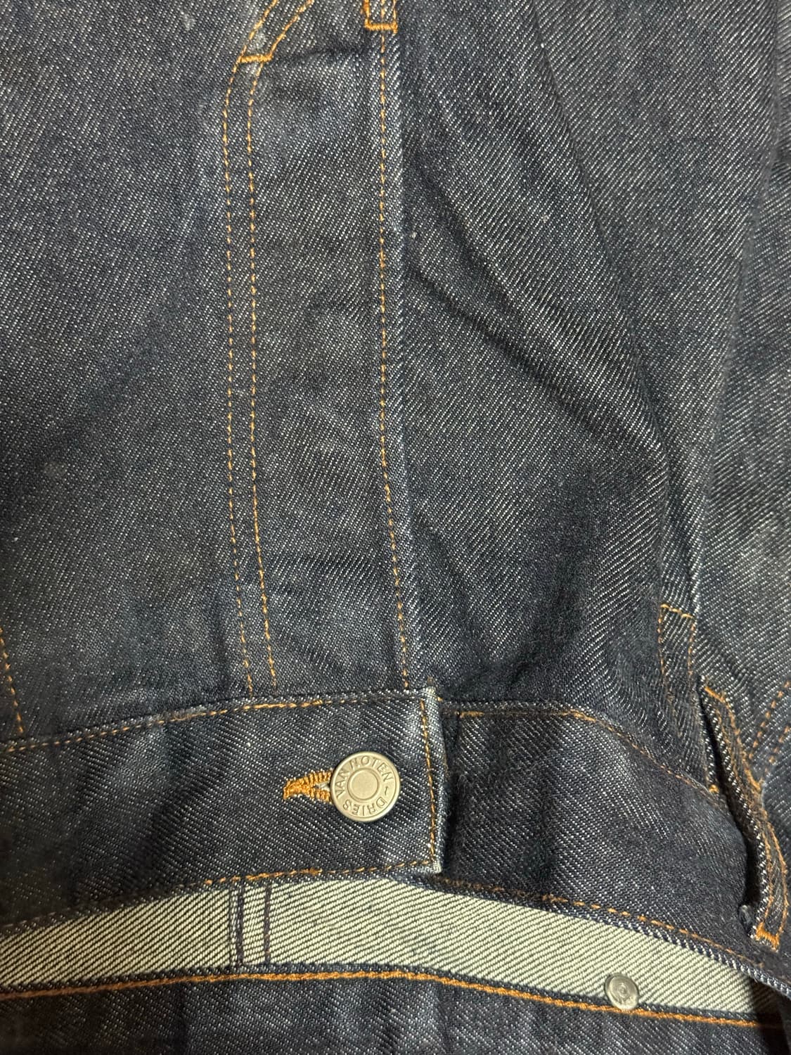 30] 드리스 반 노튼 하이웨이스트 핀턱 데님 팬츠 상품이미지10