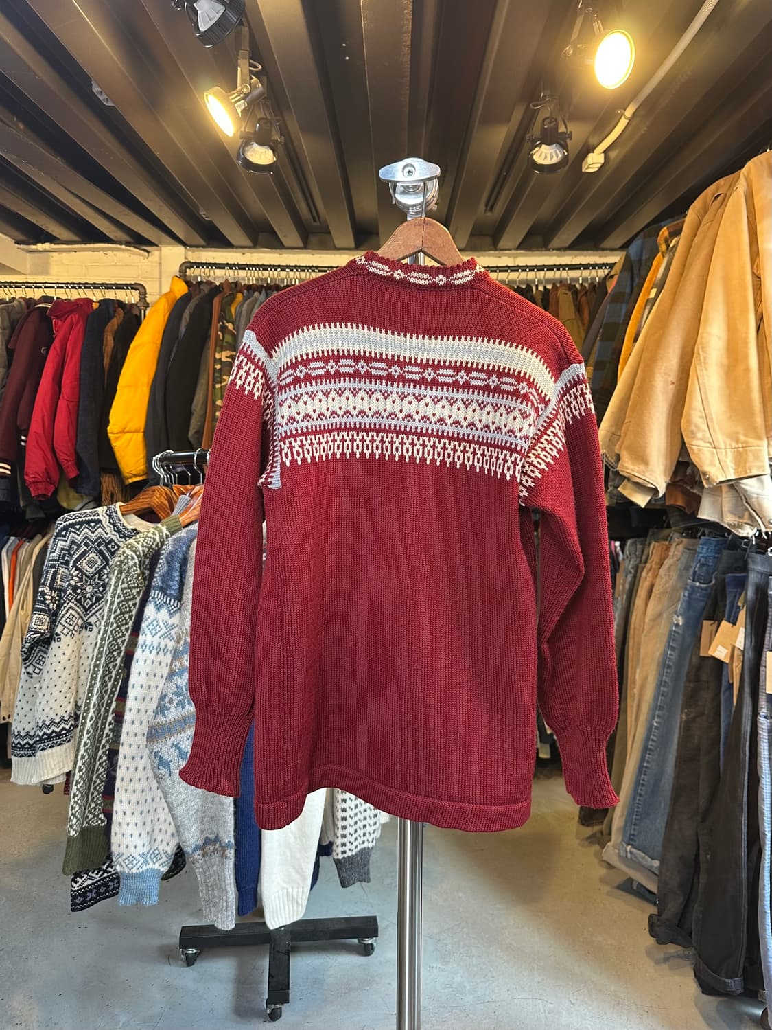 헤비 울 노르딕 스웨터 가디건 상품이미지2