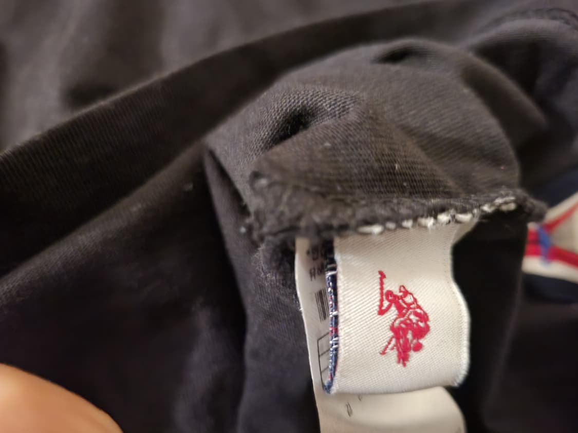 U.S.POLO ASSN. 남성 긴팔 티셔츠 블랙 XL 상품이미지3