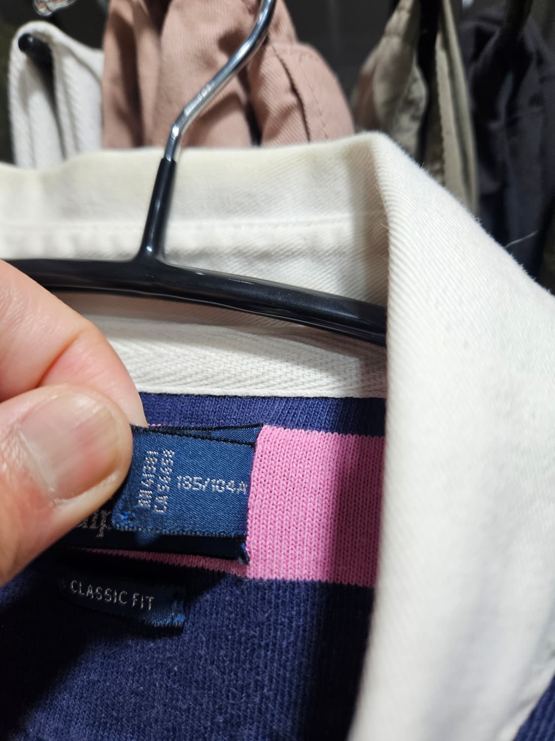 폴로랄프로렌 스트라이프 럭비티(김원중 착용)XL 상품이미지5