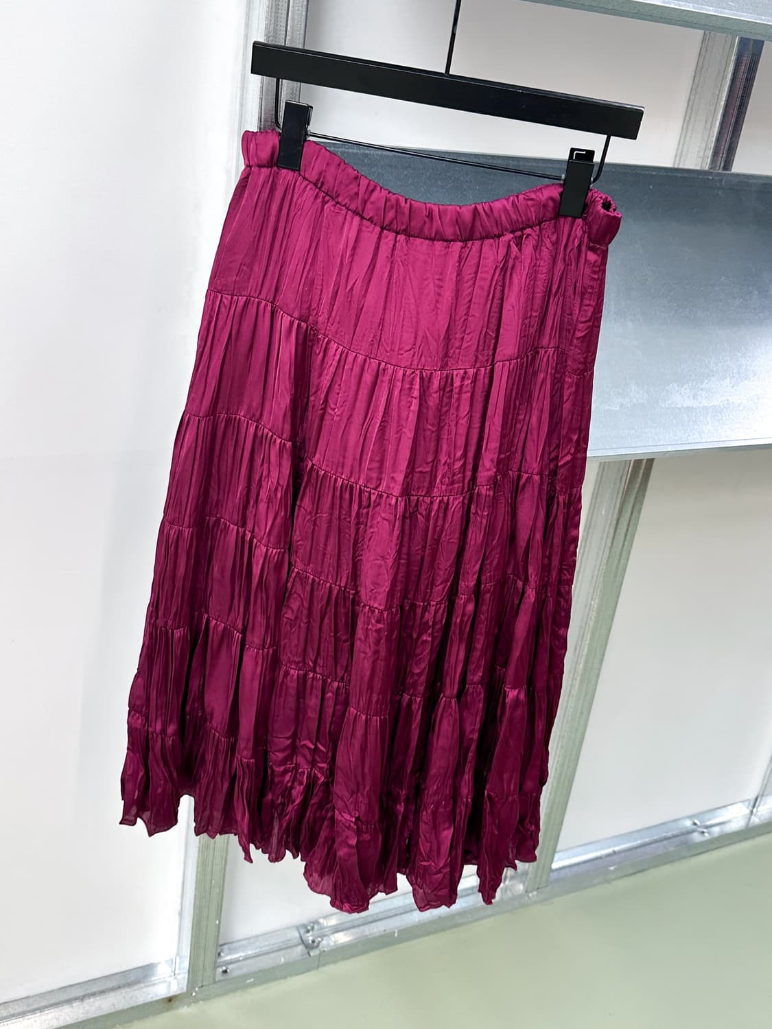 burgundy cancan skirt 상품이미지1