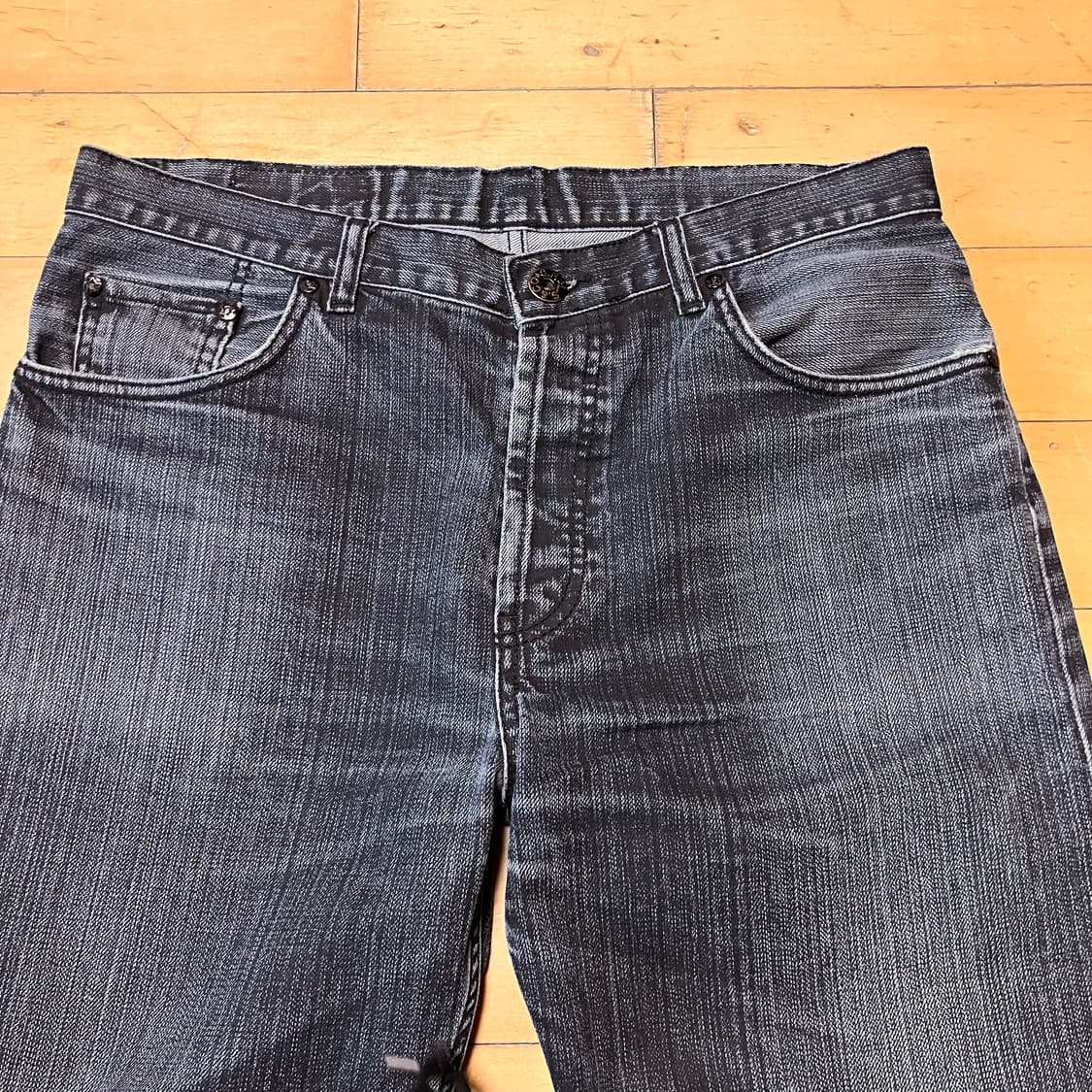 Levis 리바이스 90s 미국판 501 빈티지 그레이흑청 팬츠 33-4 상품이미지4