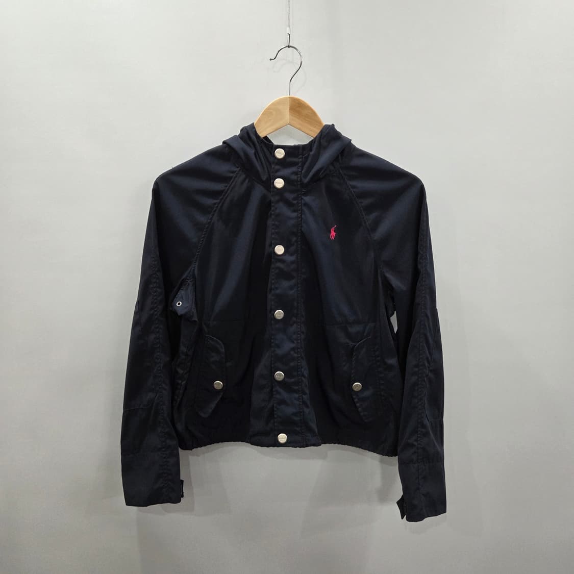 폴로랄프로렌 걸즈 바람막이 자켓 네이비 XL/16 상품이미지1