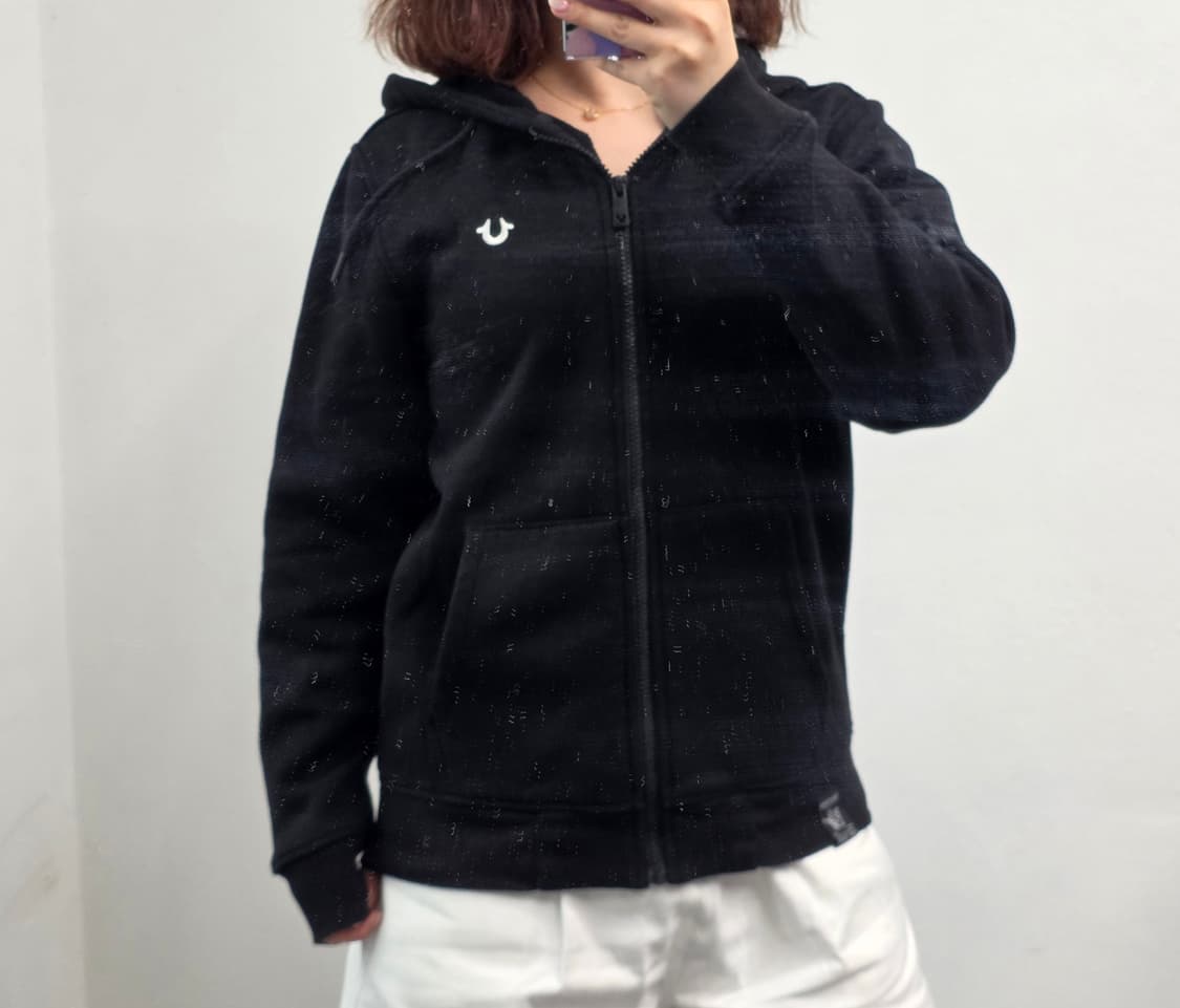 [프립]S/트루릴리젼 후드집업 블랙 상품이미지2