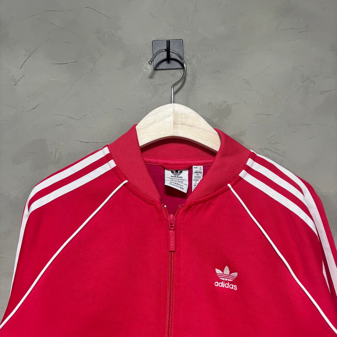 아디다스 슈퍼스타 져지 트랙탑 핑크 상품이미지2