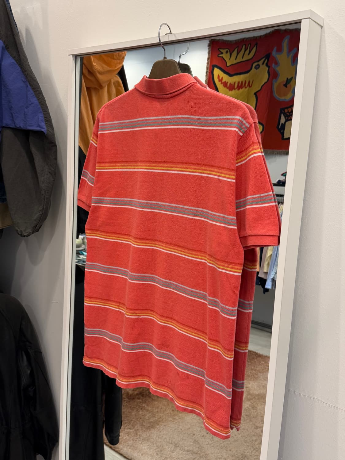 Lacoste 라코스테 스트라이프 pk 반팔 티셔츠 상품이미지3