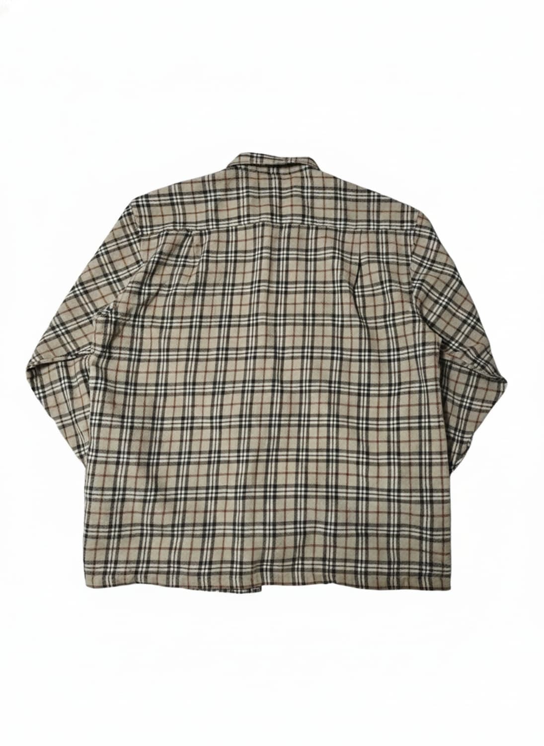 순모 체크 셔츠 XL 상품이미지7