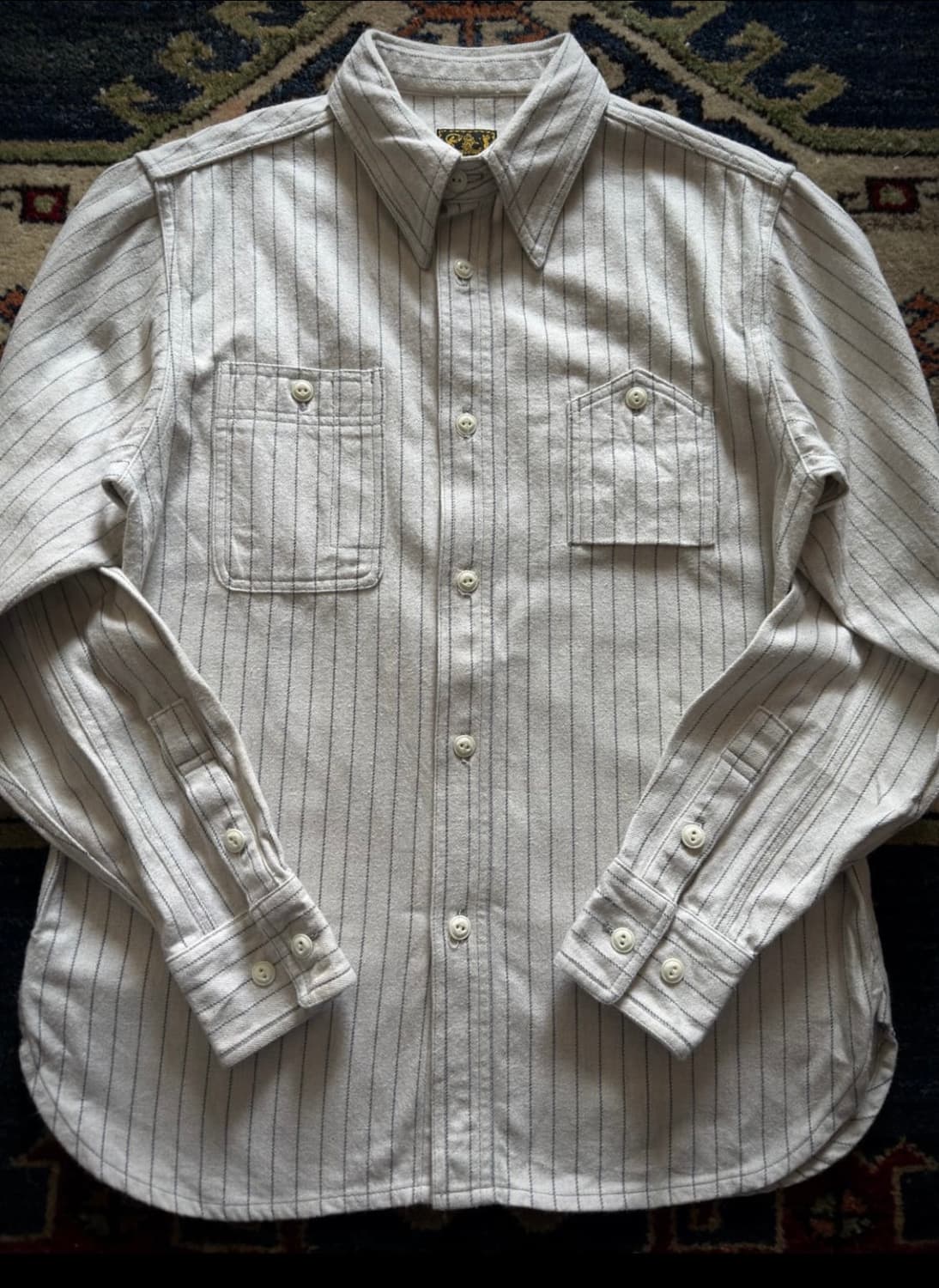 1940s Cushman Hickory Stripe work Shirt 상품이미지3