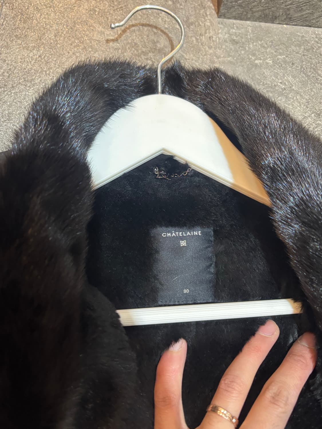 샤트렌 밍크 구스다운 롱 패딩 90 상품이미지4