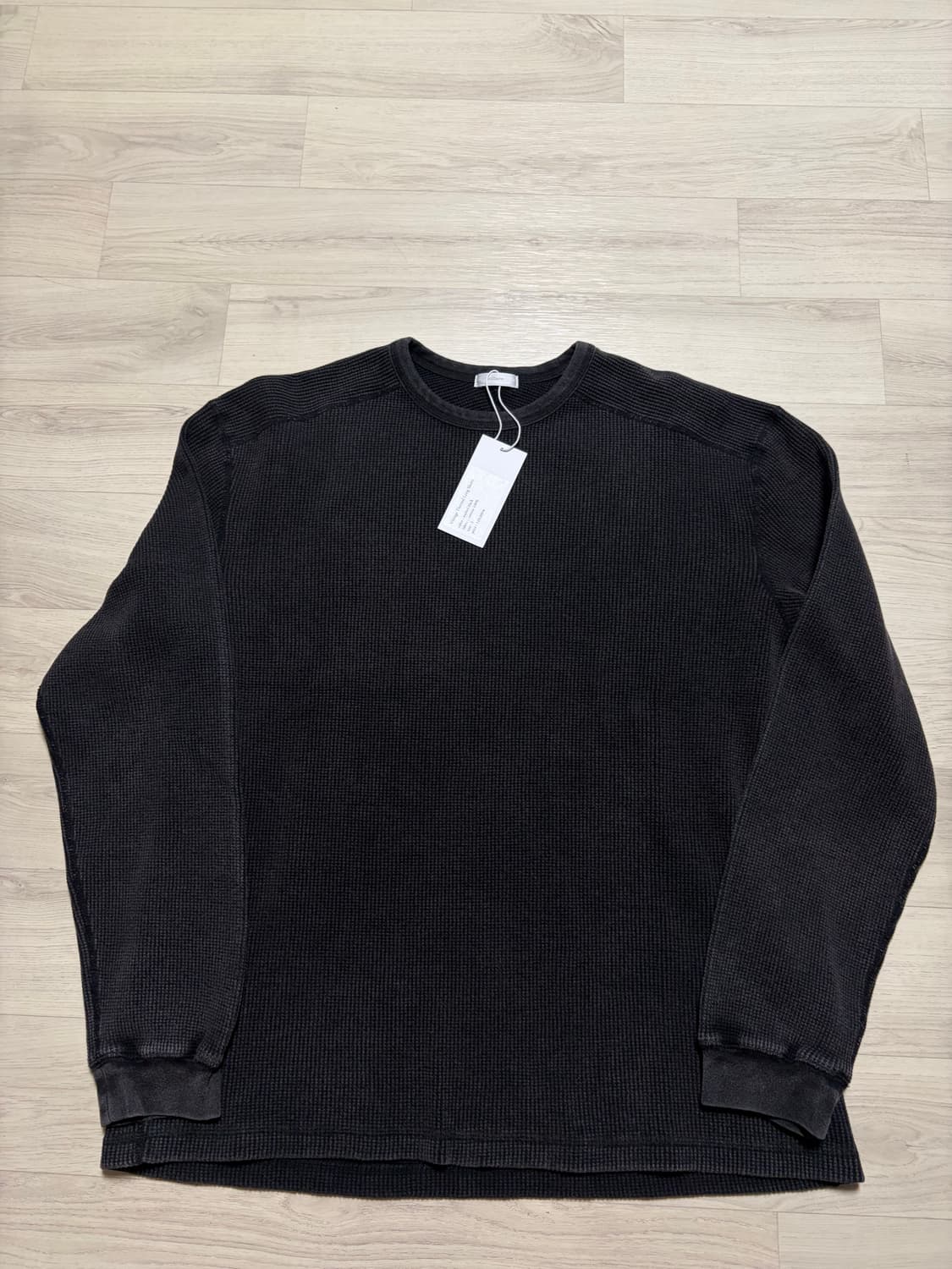 스틸네스 Vintage Thermal Long Sleeve 블랙 2사이즈 상품이미지1