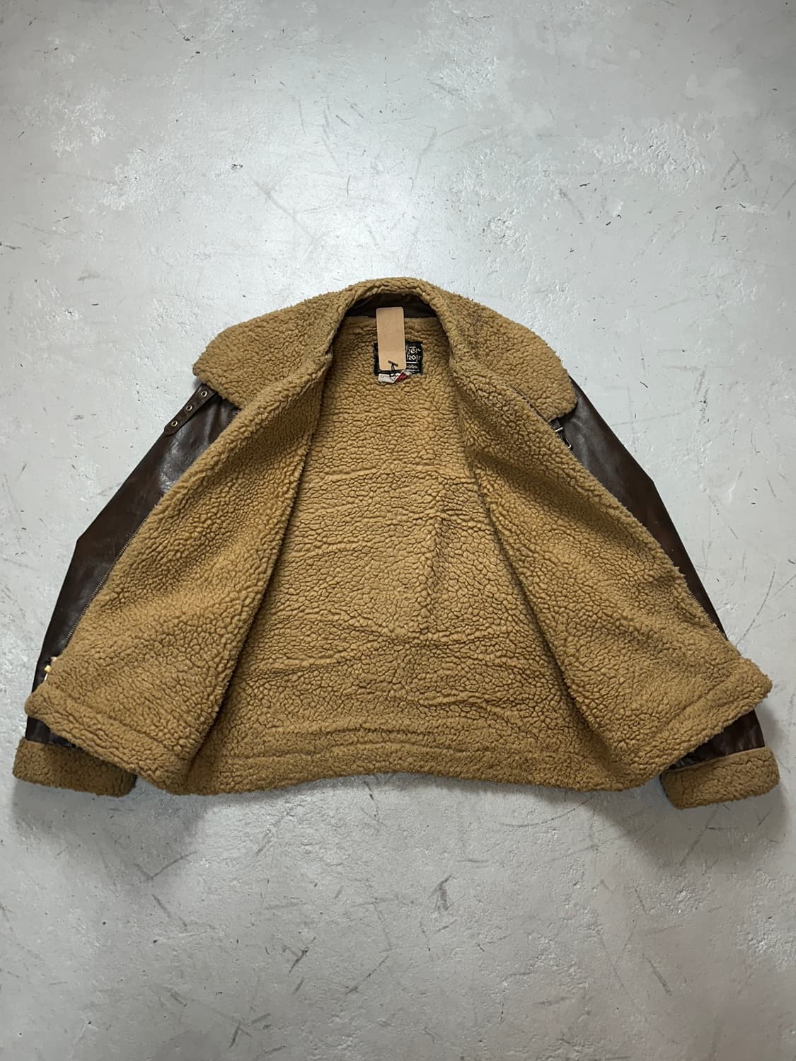 70’s 빈티지 시어스 무스탕 B3 자켓 빈티지 레더 자켓 상품이미지7