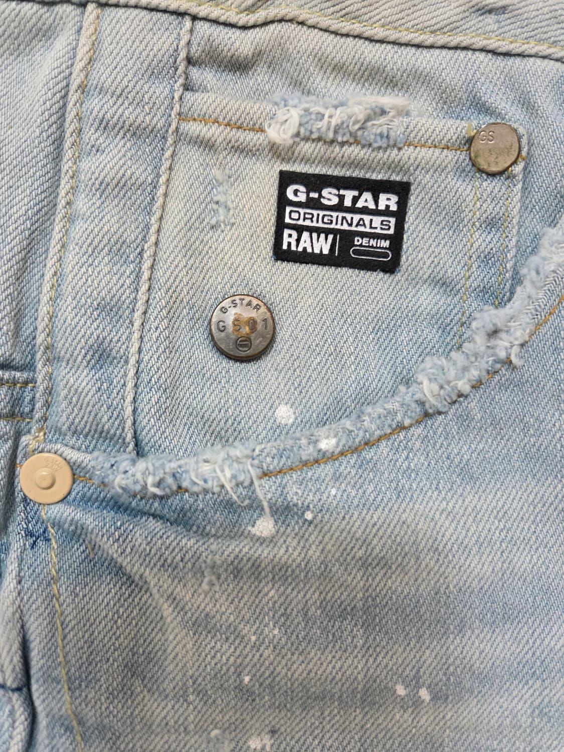 G-STAR RAW 데님 반바지 연청색(26) 상품이미지3