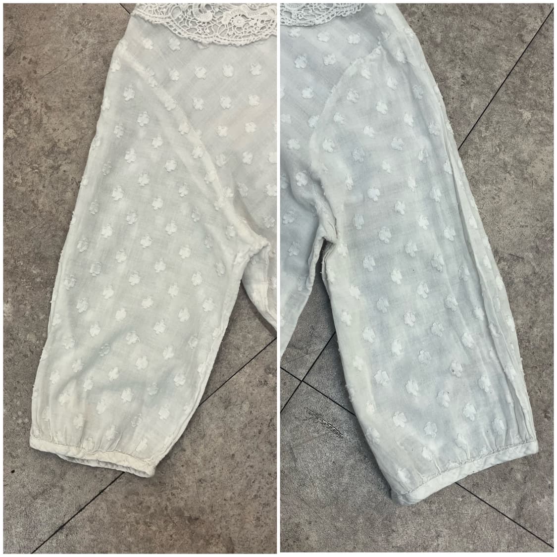 빈티지 포켓 블라우스 화이트 M #csz3736 상품이미지7