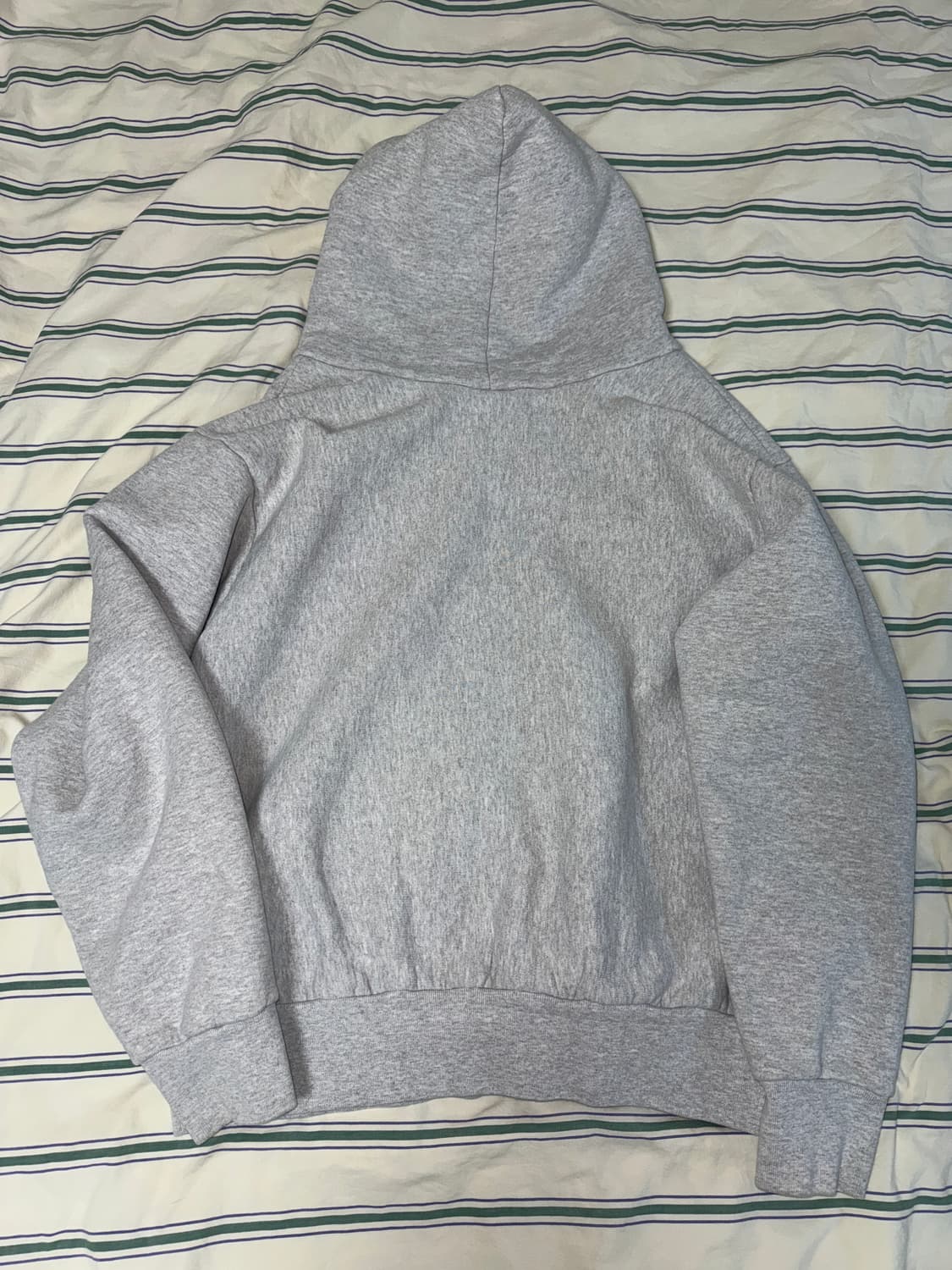 [XL] 캠버 크로스 니트 후드집업 헤더 그레이 상품이미지4