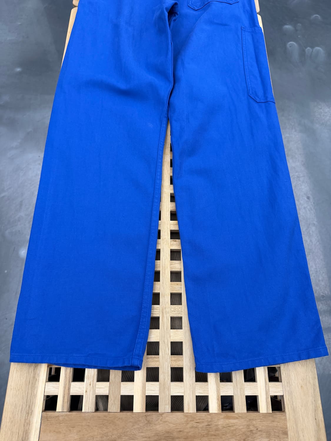 OLD VINTAGE WASHED BLUE FRENCH 프렌치워크팬츠 상품이미지9