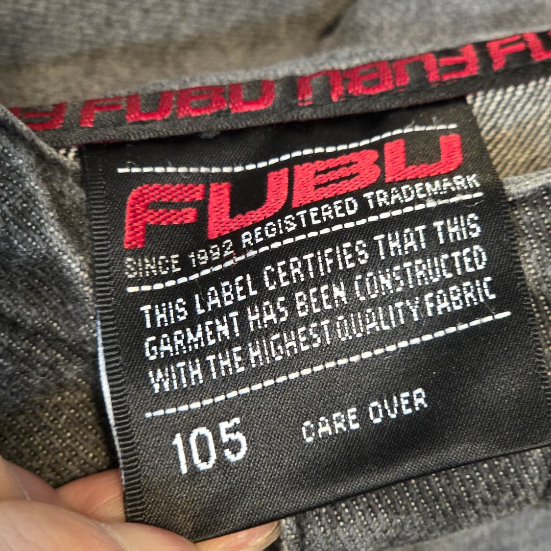 후부 데님 배색 올드스쿨 후드집업 상품이미지10