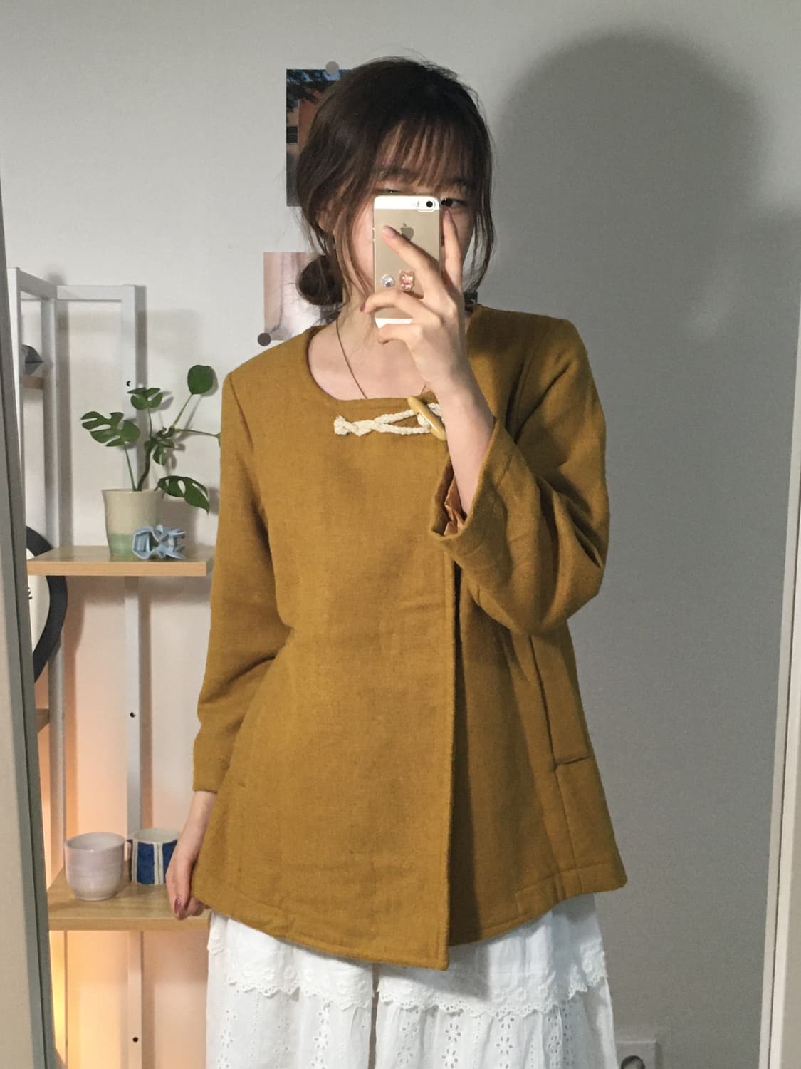 개나리 더플 울 자켓 상품이미지1