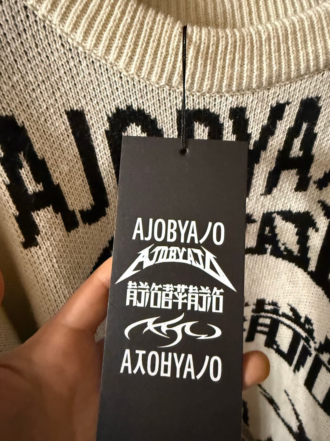 아조바이조  크롭니트  상품이미지4