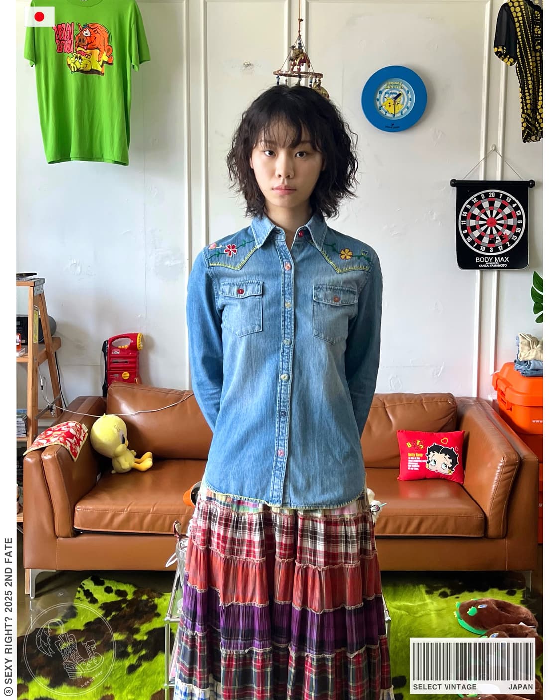 Jpn Vintage Western Stitch Denim Shirt 상품이미지1