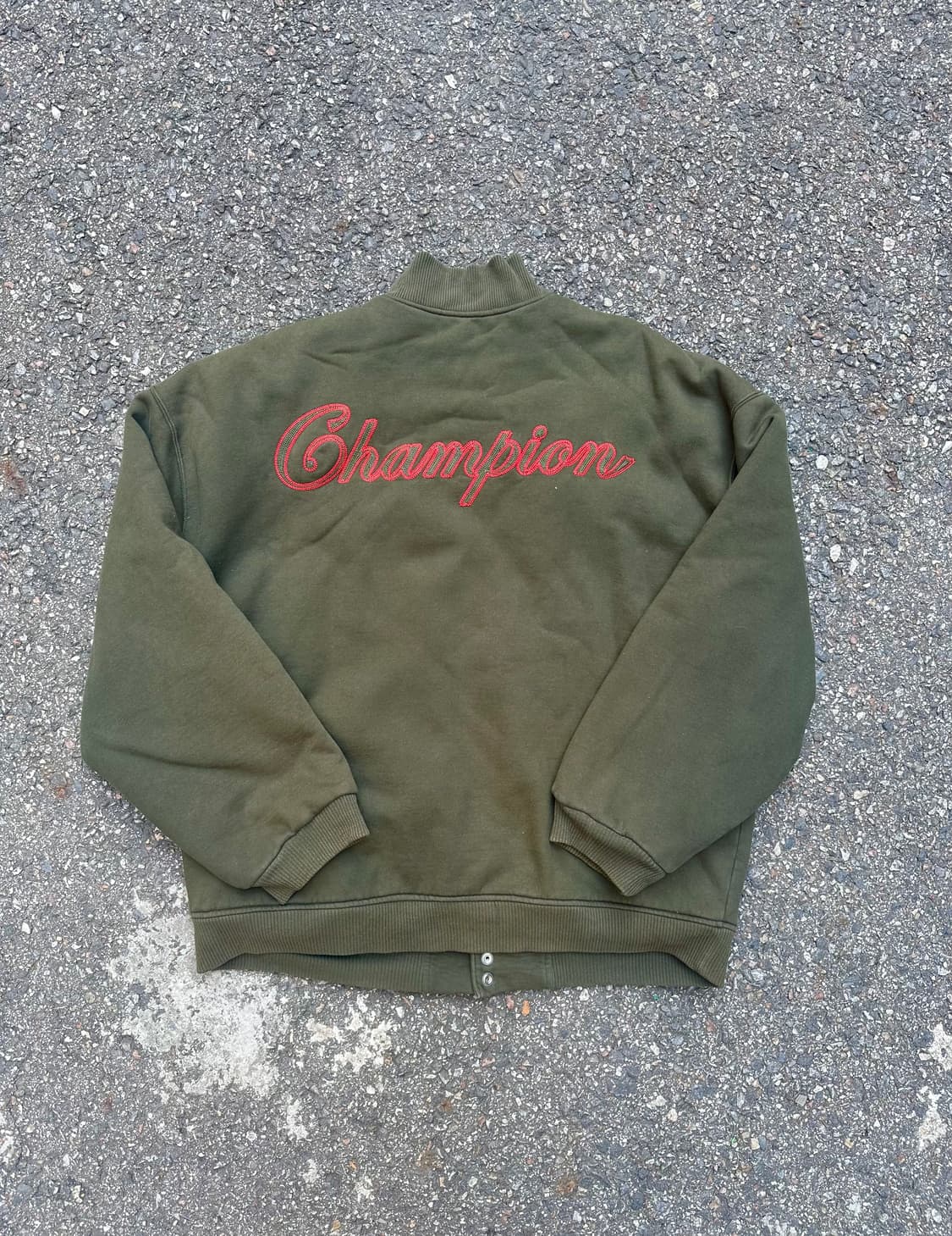 빈티지 00s 챔피온 스웻 바시티 자켓 상품이미지3