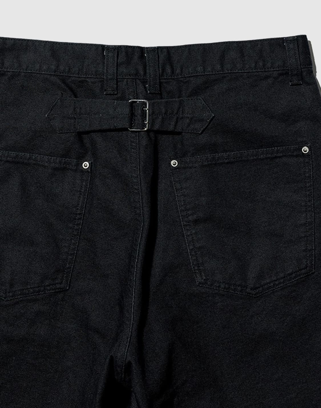 UW1191 DOUBLE KNEE DUCK SHORTS (BLACK) 상품이미지4