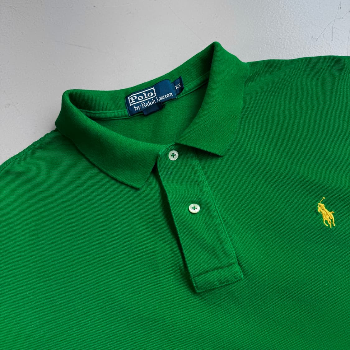 폴로 XL 포니 PK 카라 반팔 티셔츠 그린 상품이미지3