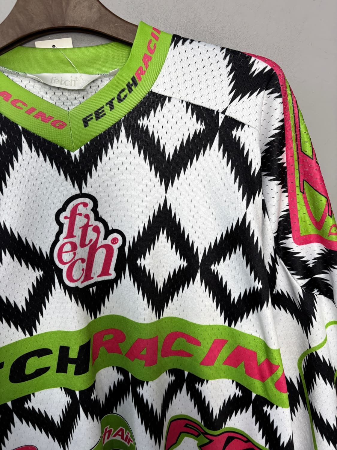 페치선데이 멀티패턴 매쉬레이싱 져지탑 A3621 상품이미지4