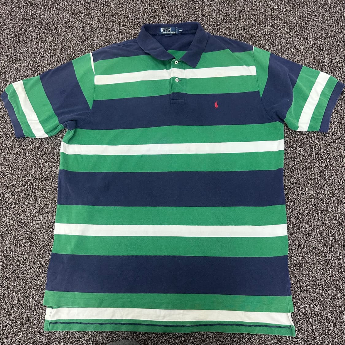 POLO 폴로 랄프로렌 스트라이프 반팔티셔츠 2XL 상품이미지1