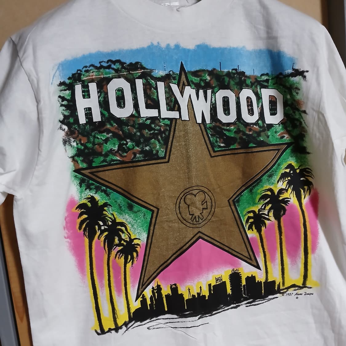 해외판 80s 알라모 할리우드 빈티지 반팔티 상품이미지3