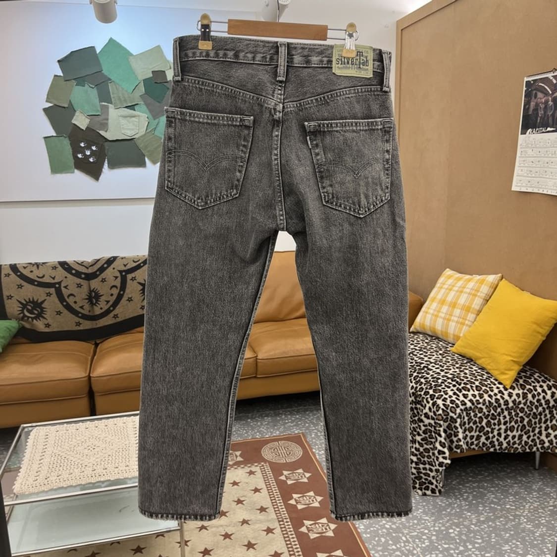 리바이스 실버탭 디스트로이드 흑청 데님팬츠 30인치 C10162 상품이미지4