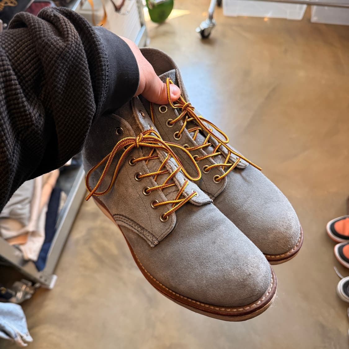 레드윙 블루스카이 8144 MADE IN USA 스웨이드 부츠 워커 7D 상품이미지5