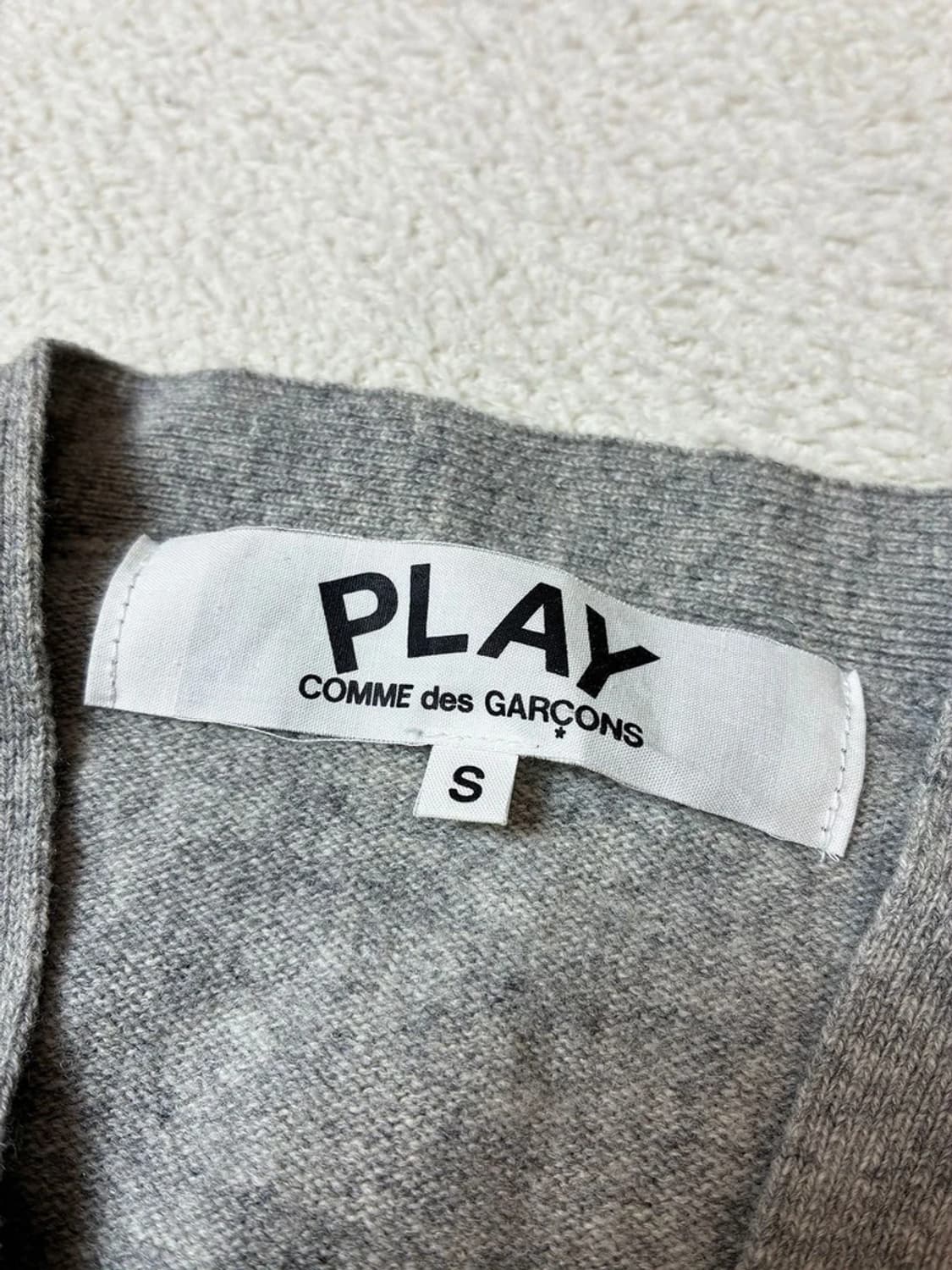 꼼데가르송 하트 로고 니트 가디건 PN7257 상품이미지7